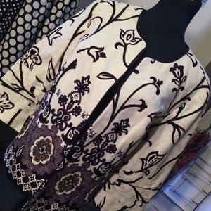 Stunning Ivory jacket embossed and lined